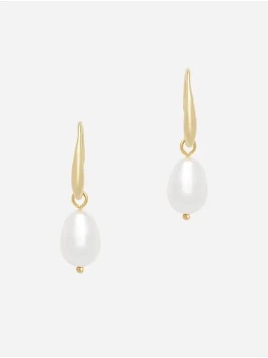 Gouden Oorbellen met Parel - Elegant & Tijdloos